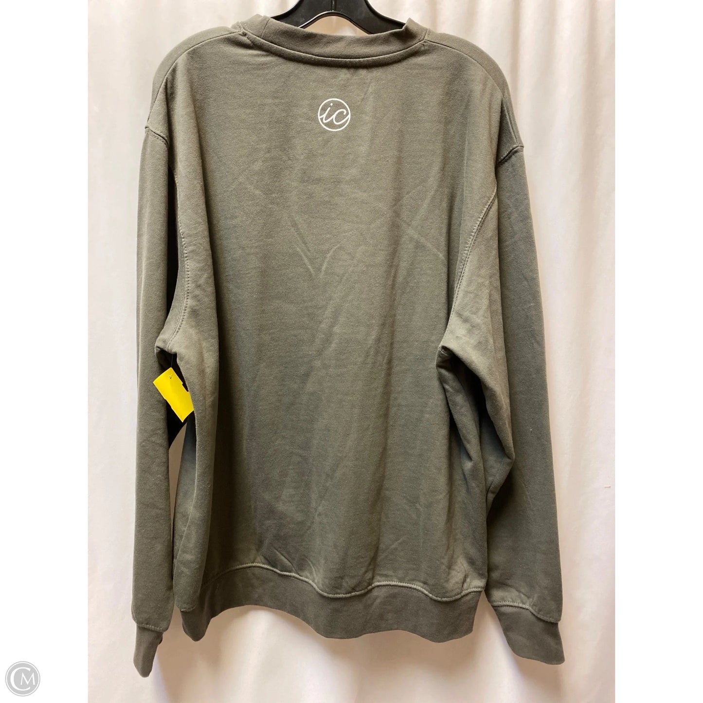 Sweatshirt Crewneck By Clothes Mentor In Taupe, Size: Xl