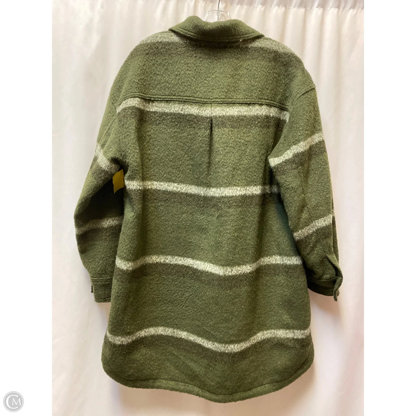 Jacket Shirt By Old Navy In Green, Size: L