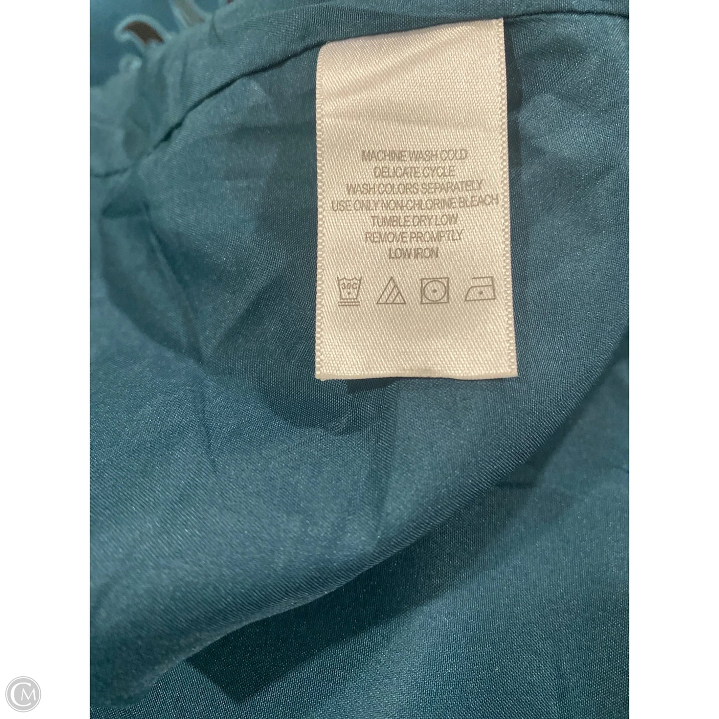 Blazer By Jessica London In Aqua, Size: L