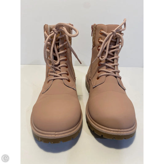 Boots Ankle Flats By Charlotte Russe In Pink, Size: 9