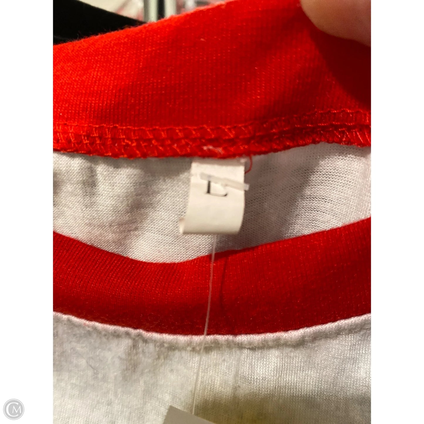 Top Long Sleeve By Clothes Mentor In Red, Size: L