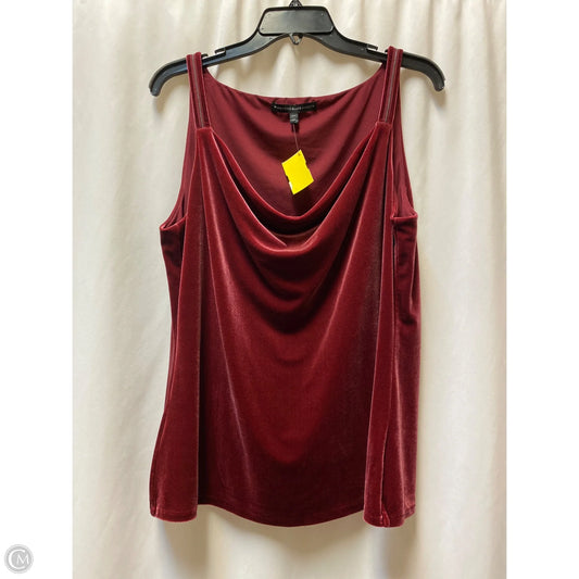 Top Sleeveless By White House Black Market In Maroon, Size: Xl