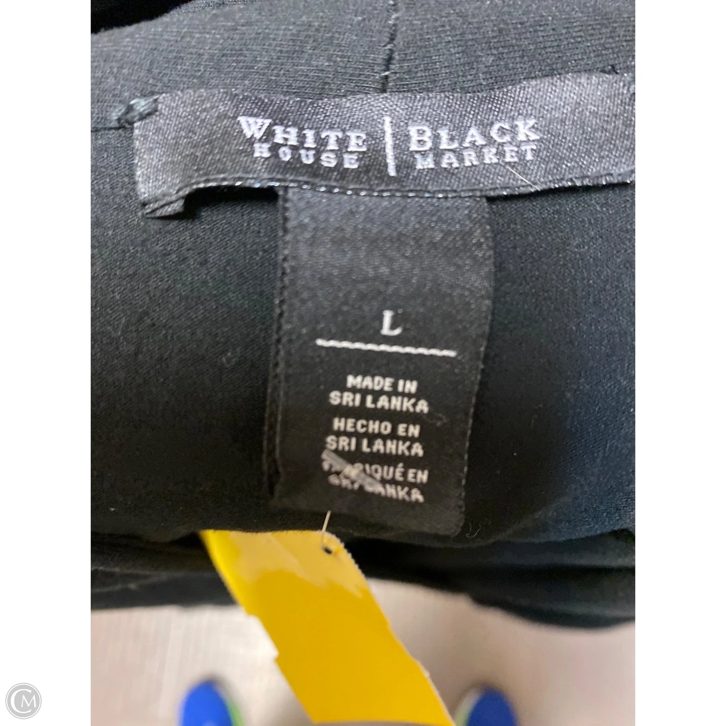 Top Long Sleeve By White House Black Market In Black, Size: L