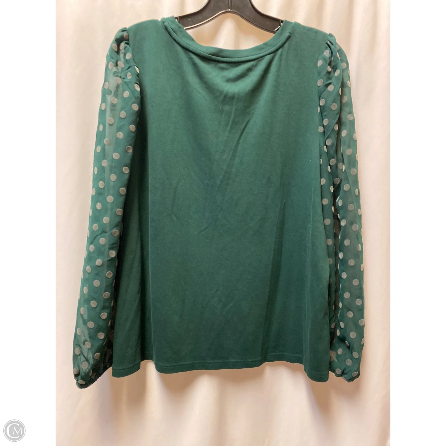 Top Long Sleeve By Loft In Green, Size: Xl