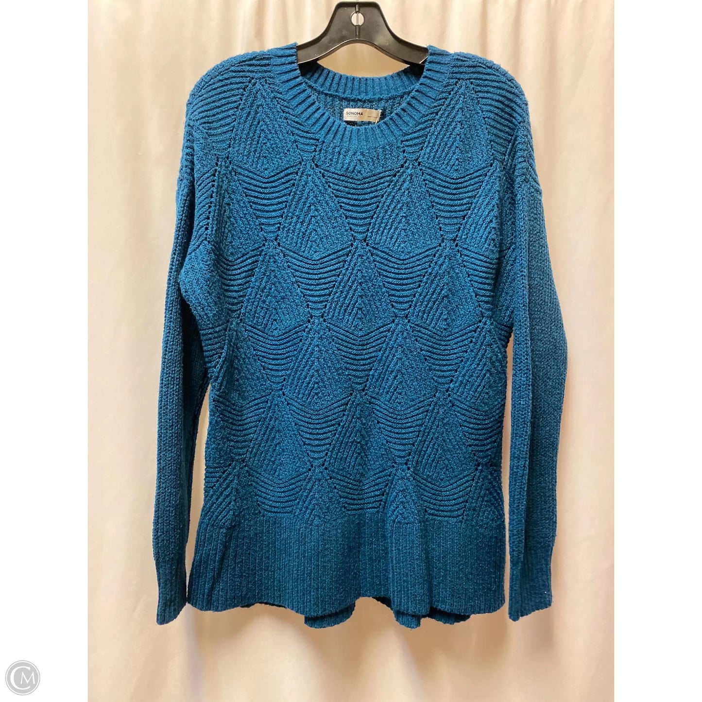 Sweater By Sonoma In Aqua, Size: M