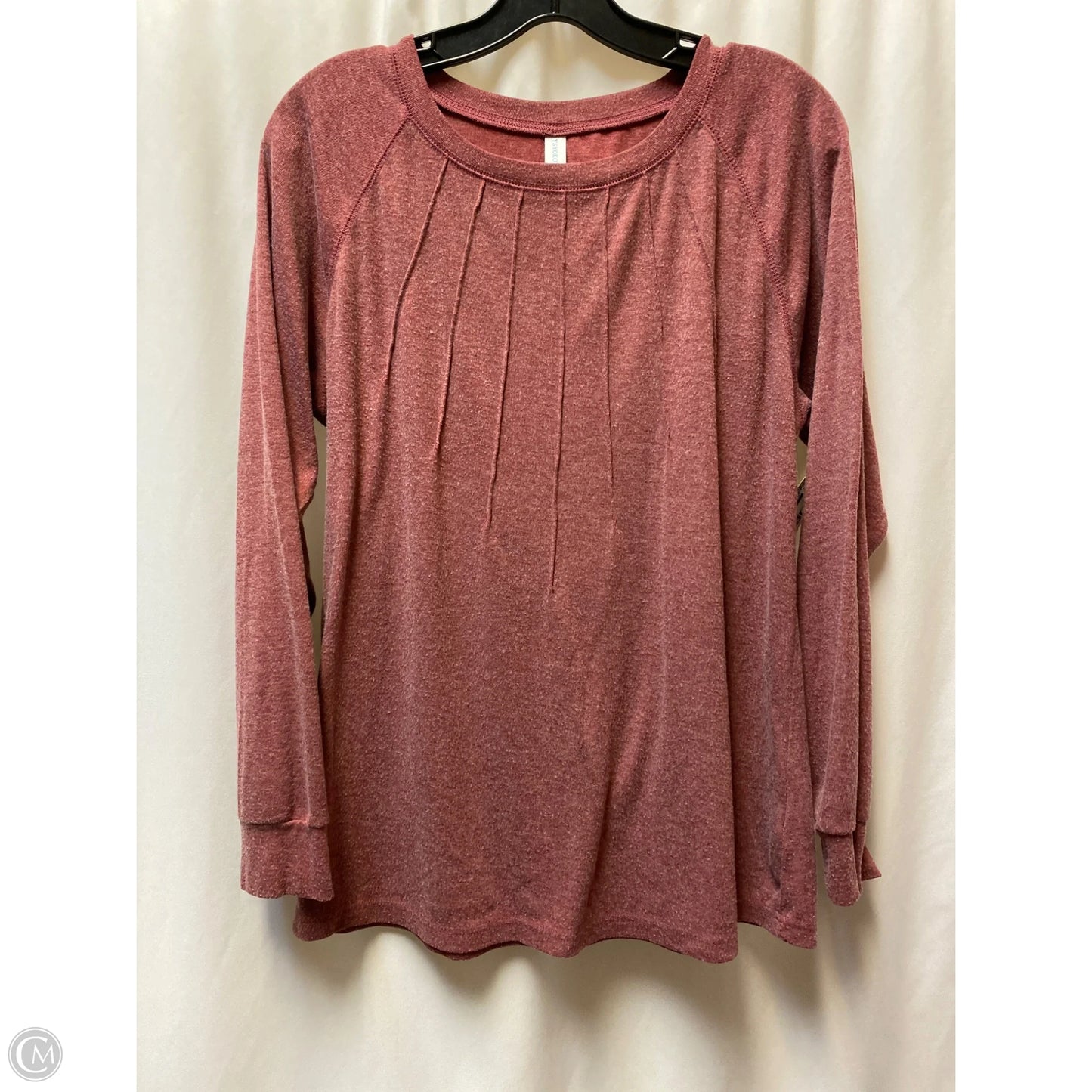 Top Long Sleeve By Clothes Mentor In Mauve, Size: M