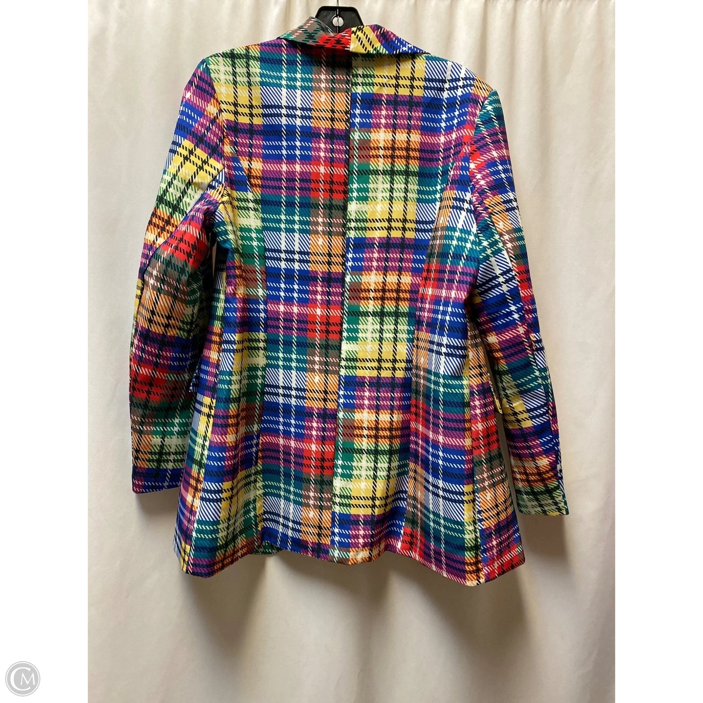 Blazer By Clothes Mentor In Multi-colored, Size: L