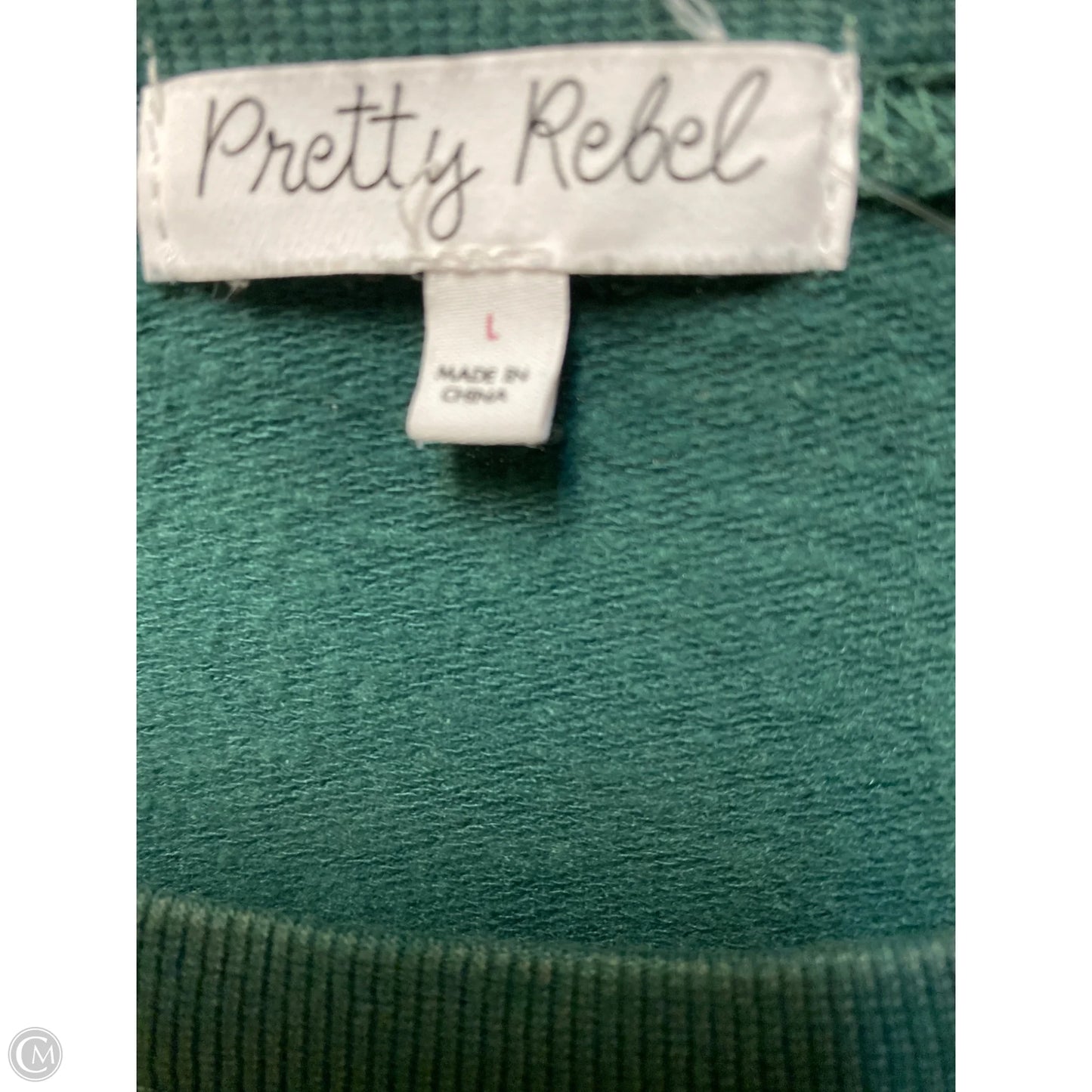 Top Long Sleeve By Clothes Mentor In Green, Size: L