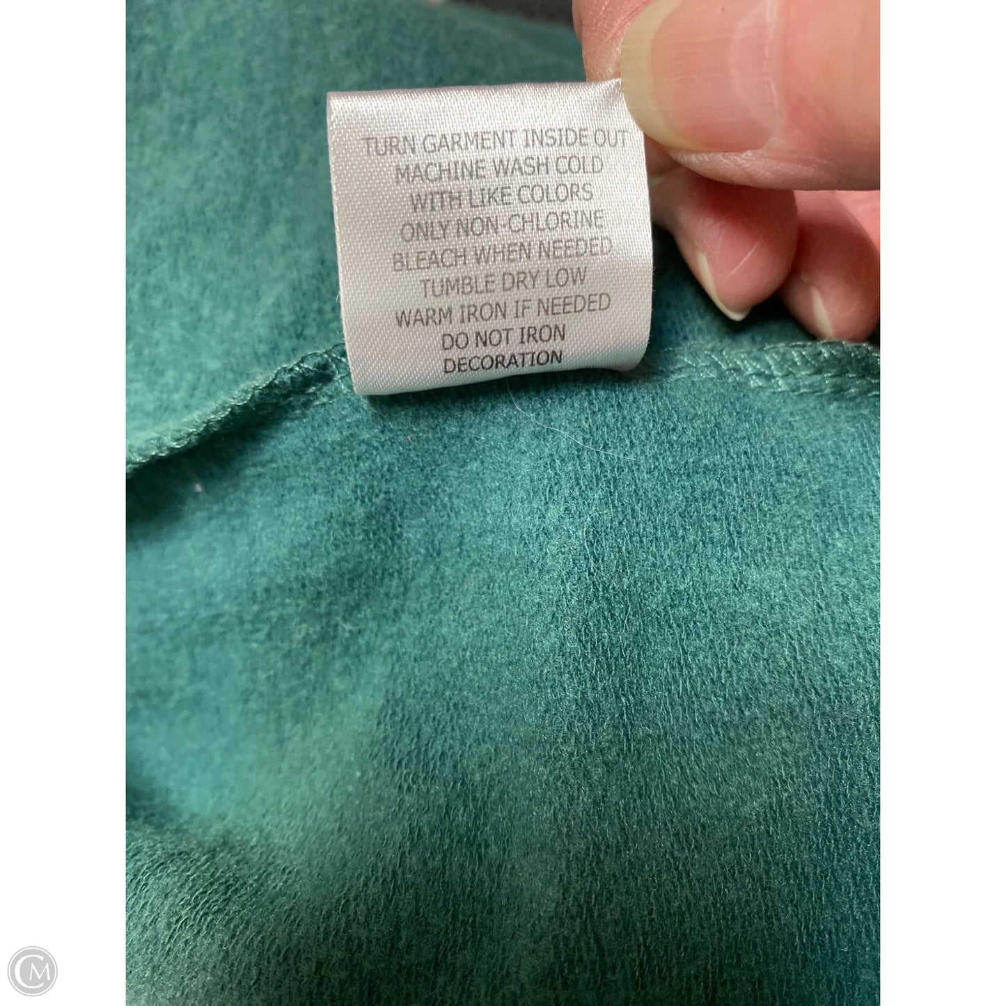 Top Long Sleeve By Clothes Mentor In Green, Size: L