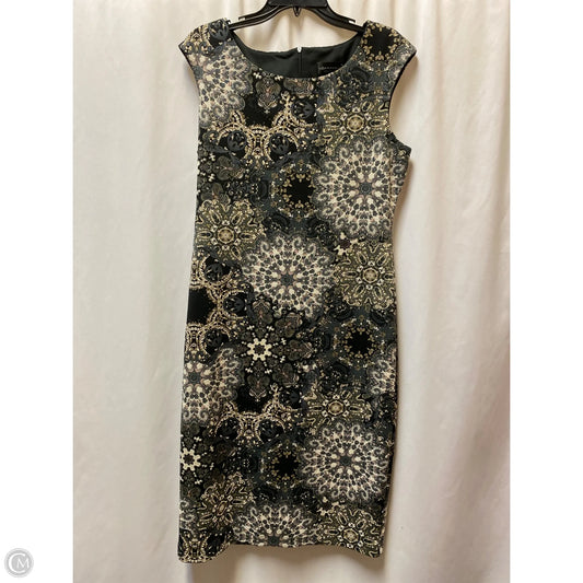 Dress Midi By Connected Apparel In Grey, Size: L