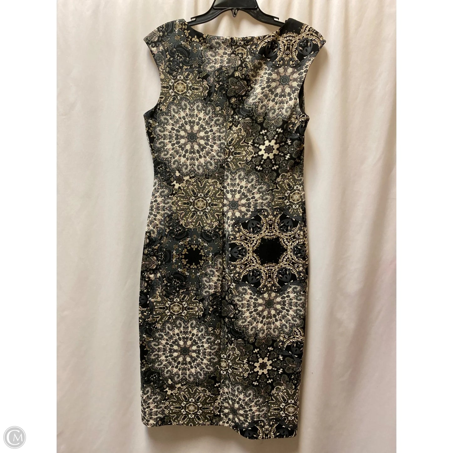 Dress Midi By Connected Apparel In Grey, Size: L