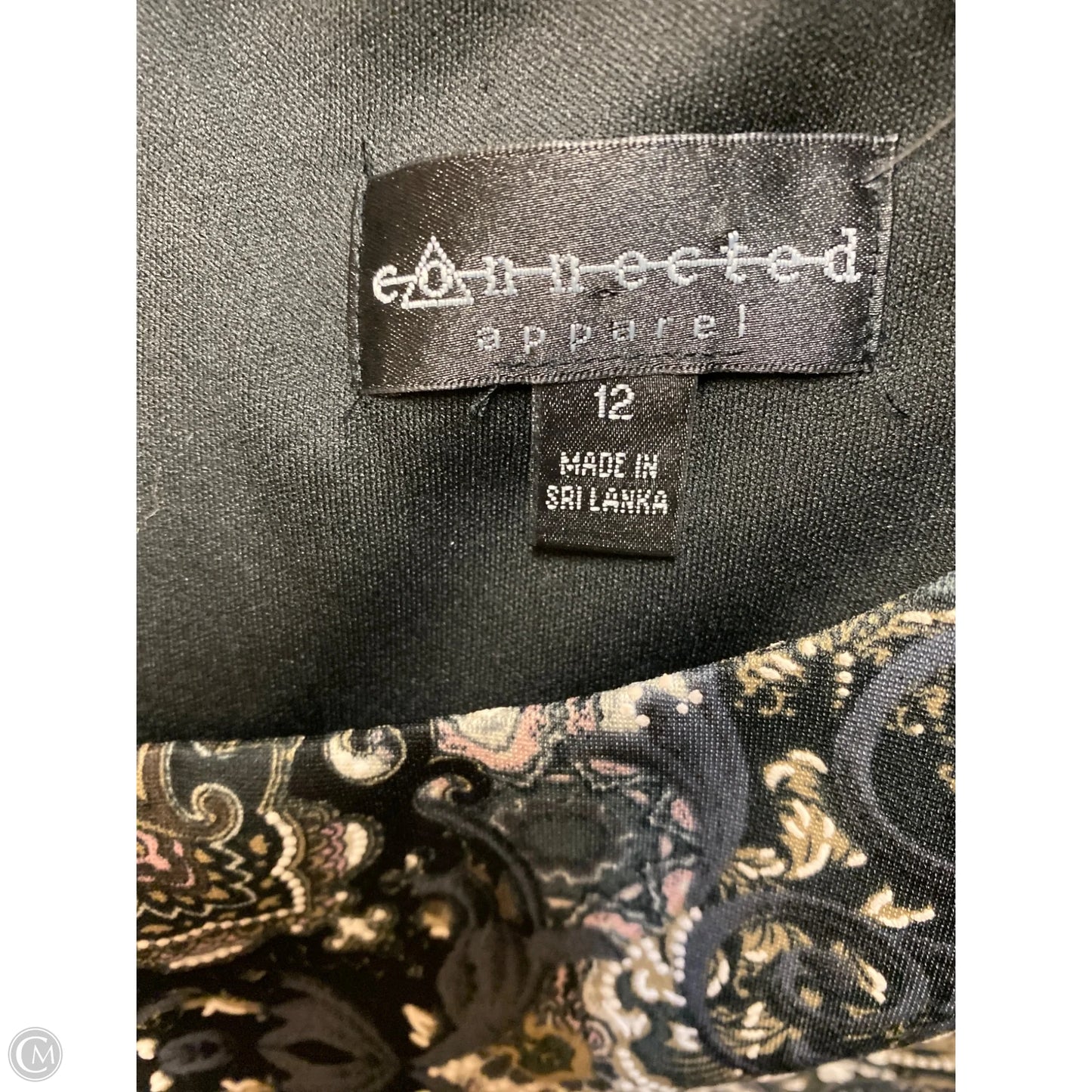 Dress Midi By Connected Apparel In Grey, Size: L