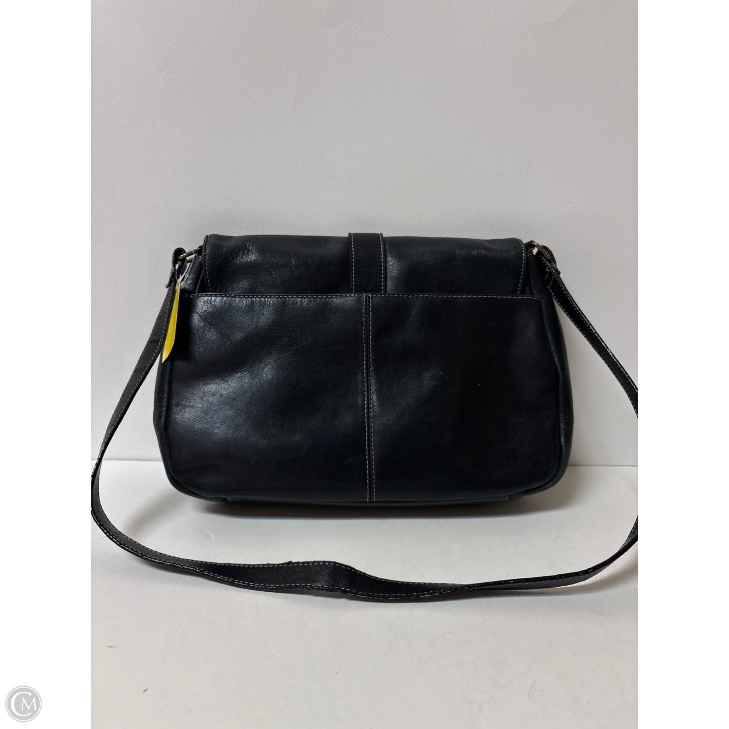 Handbag Leather By Etienne Aigner, Size: Medium