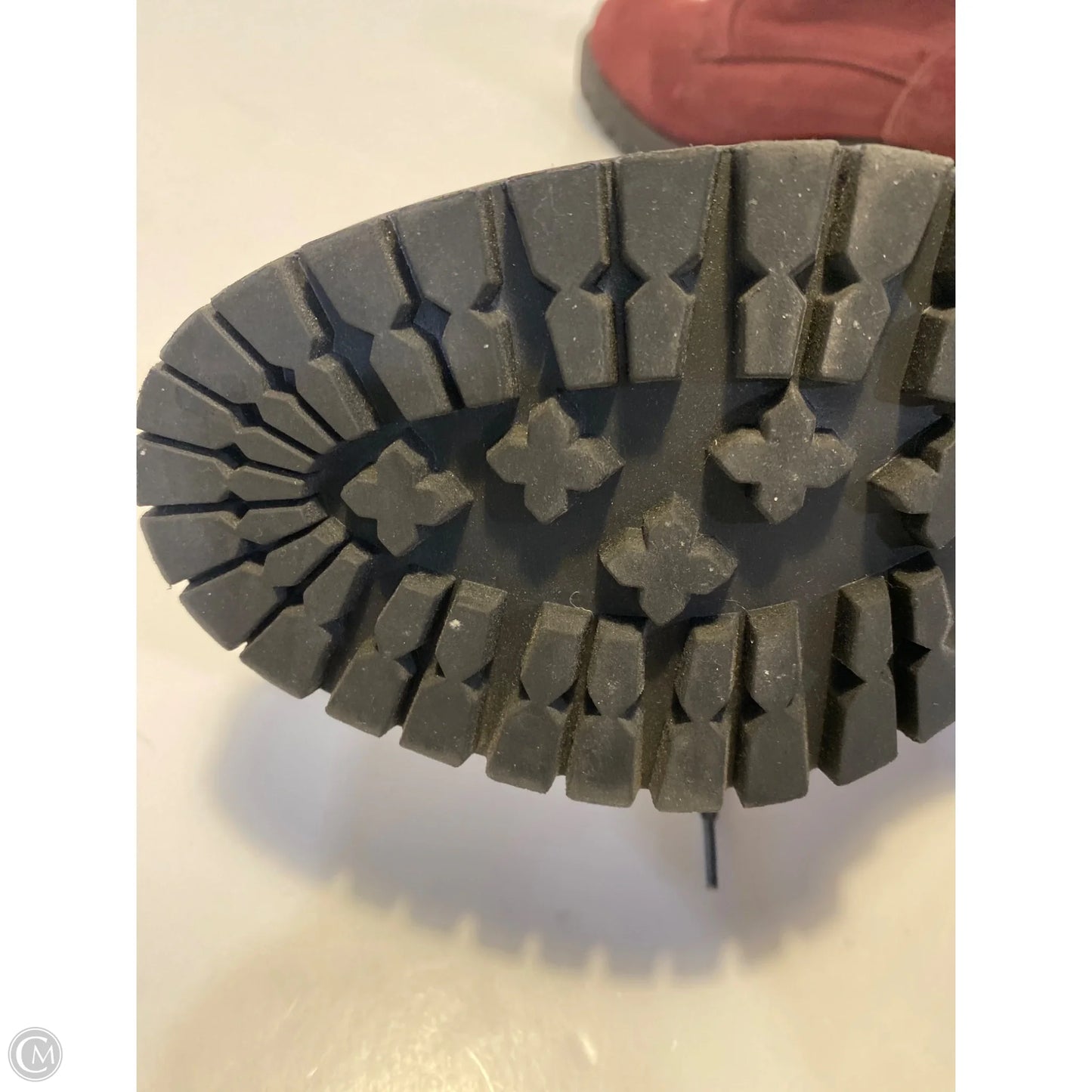 Boots Hiking By Mia In Maroon, Size: 8