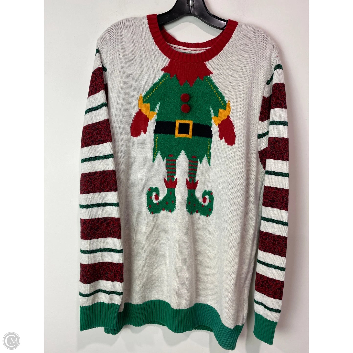 Sweater By Clothes Mentor In Red, Size: L