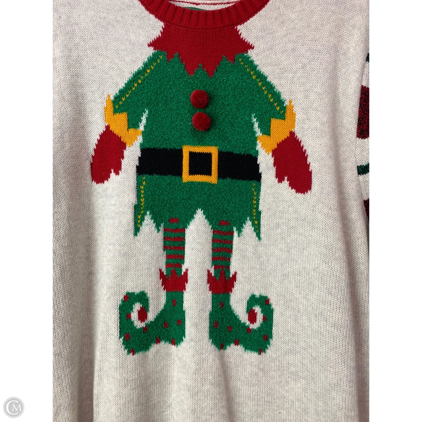 Sweater By Clothes Mentor In Red, Size: L