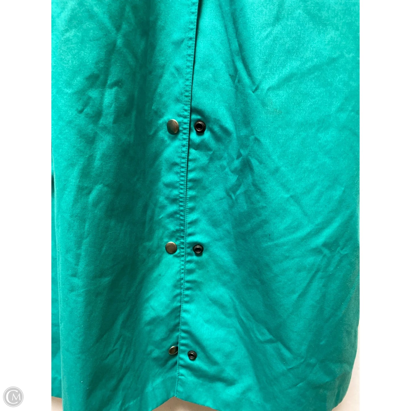 Coat Parka By Paris Sport Club In Green, Size: L