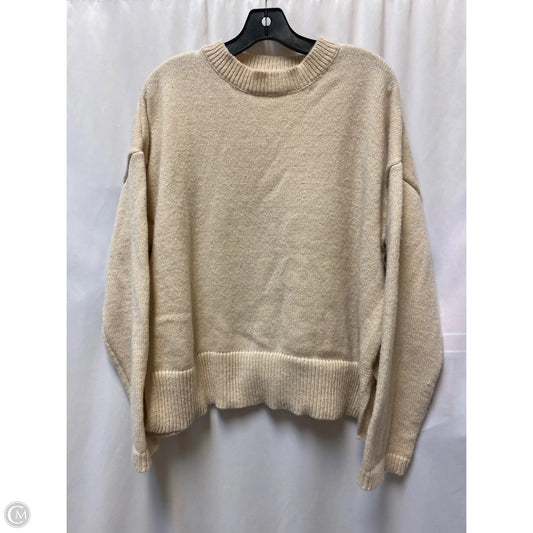 Sweater By Clothes Mentor In Tan, Size: Xl