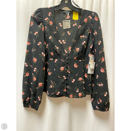 Top Long Sleeve By 1.state In Black, Size: Xs