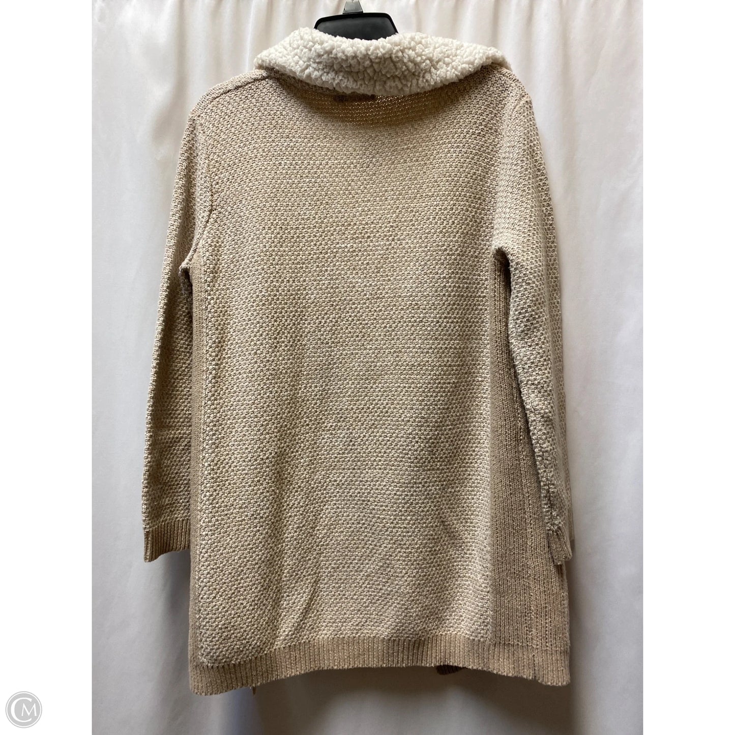 Cardigan By Solutions In Tan, Size: M