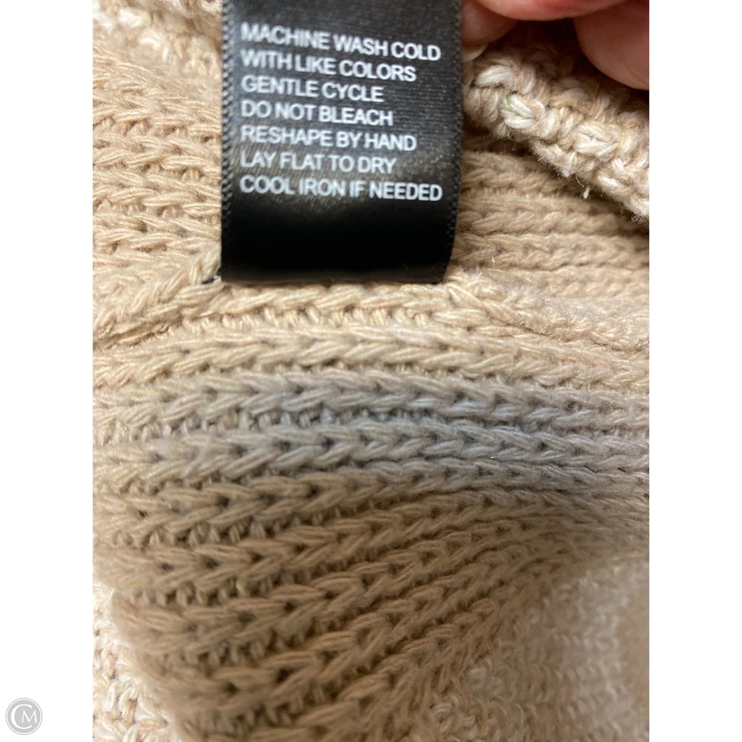 Cardigan By Solutions In Tan, Size: M