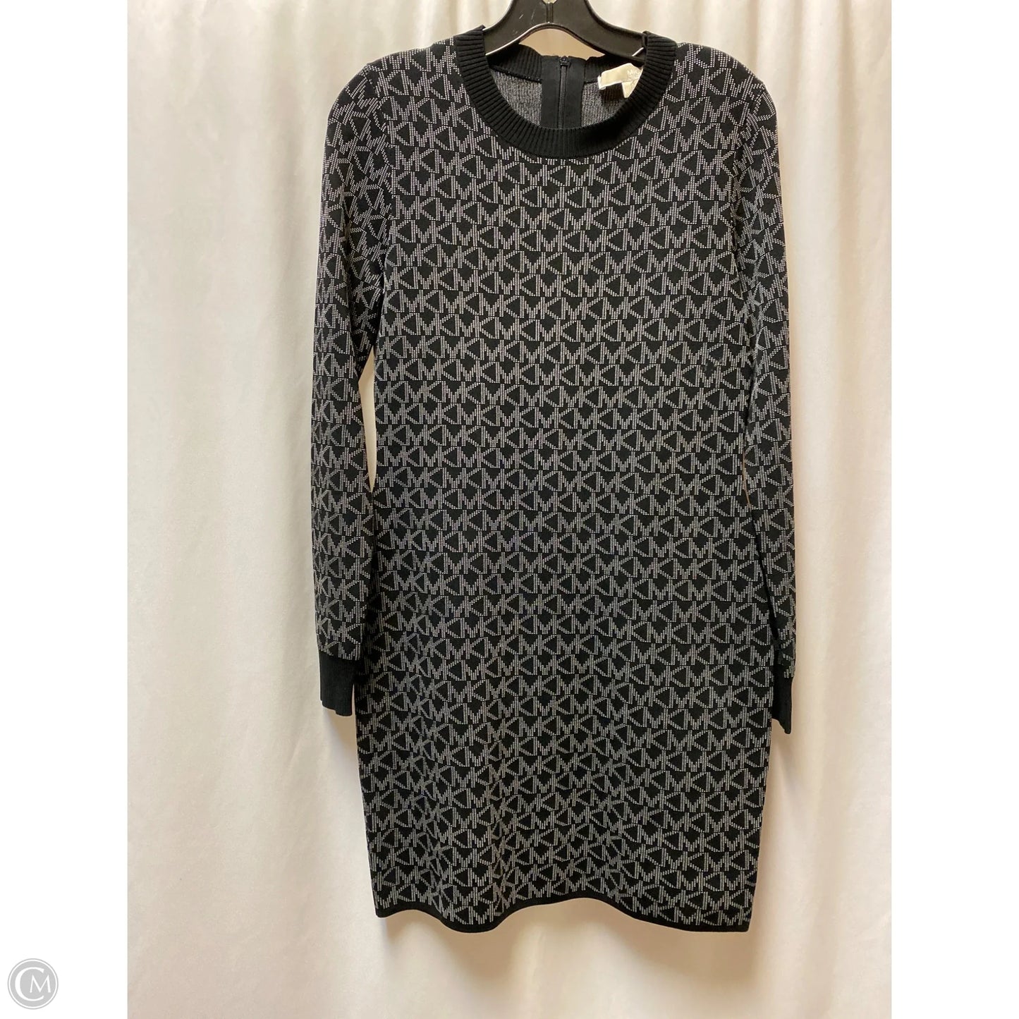 Dress Casual Midi By Michael By Michael Kors In Black, Size: M