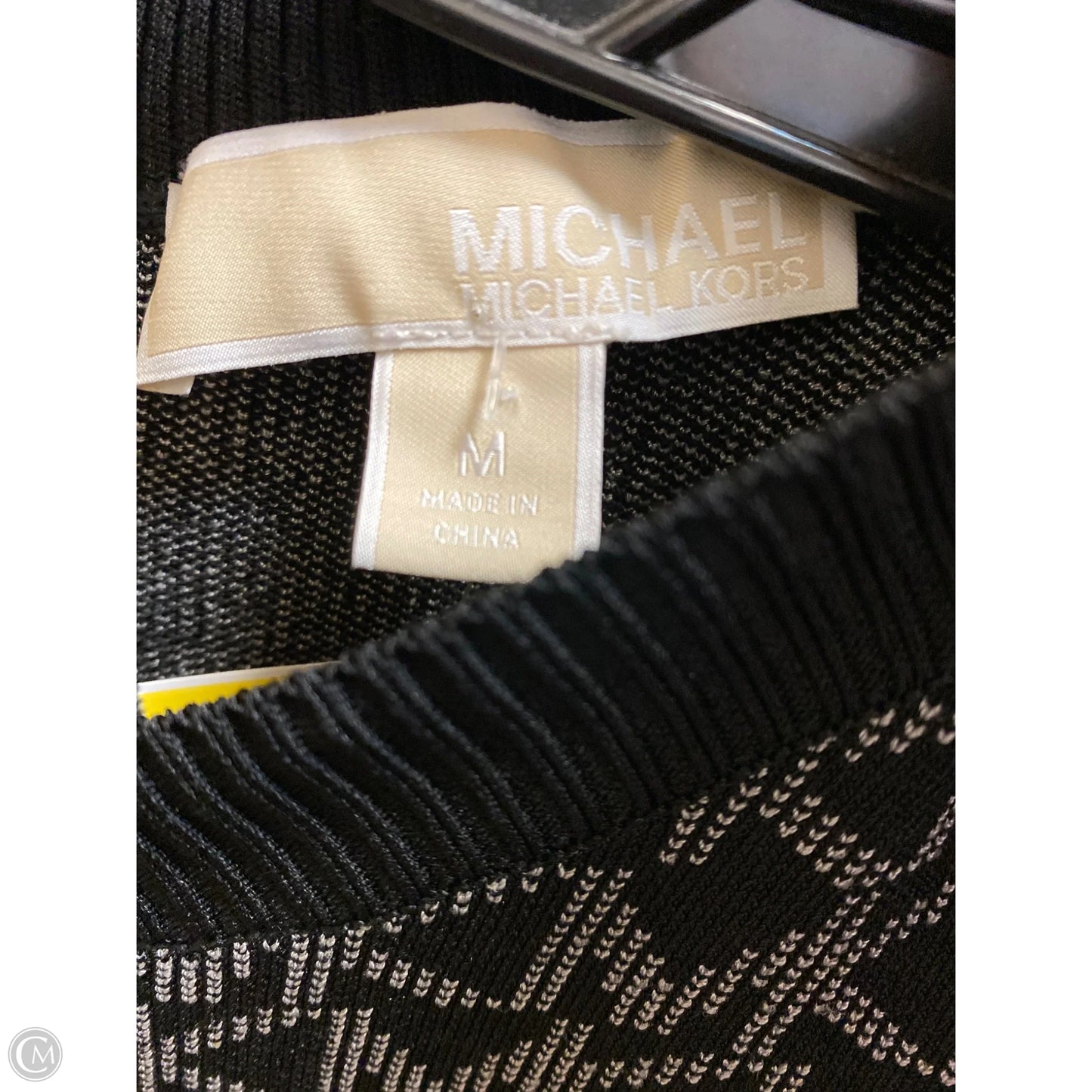 Dress Casual Midi By Michael By Michael Kors In Black, Size: M