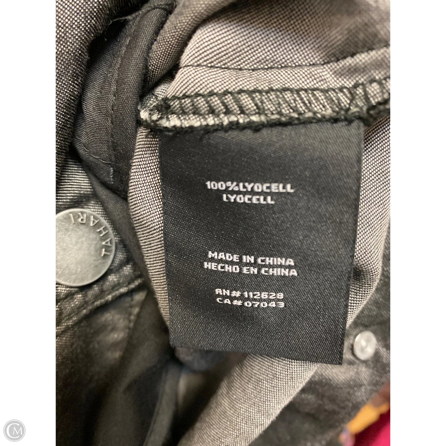 Jacket Moto By Tahari In Black, Size: Xxl