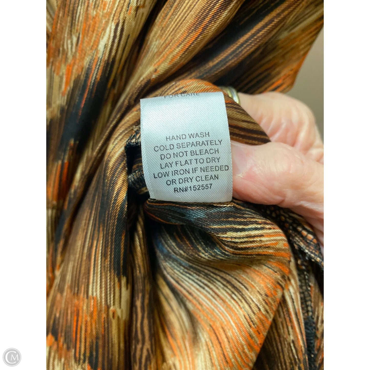 Top Long Sleeve By Clothes Mentor In Bronze, Size: L