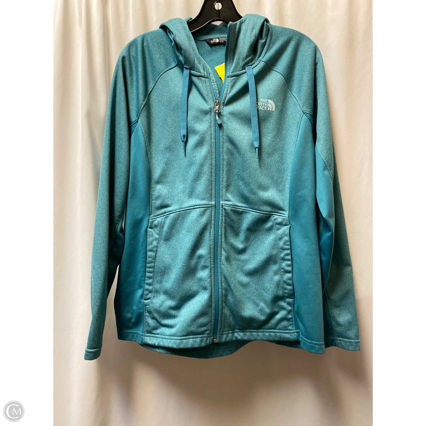 Athletic Sweatshirt Hoodie By The North Face In Aqua, Size: Xl
