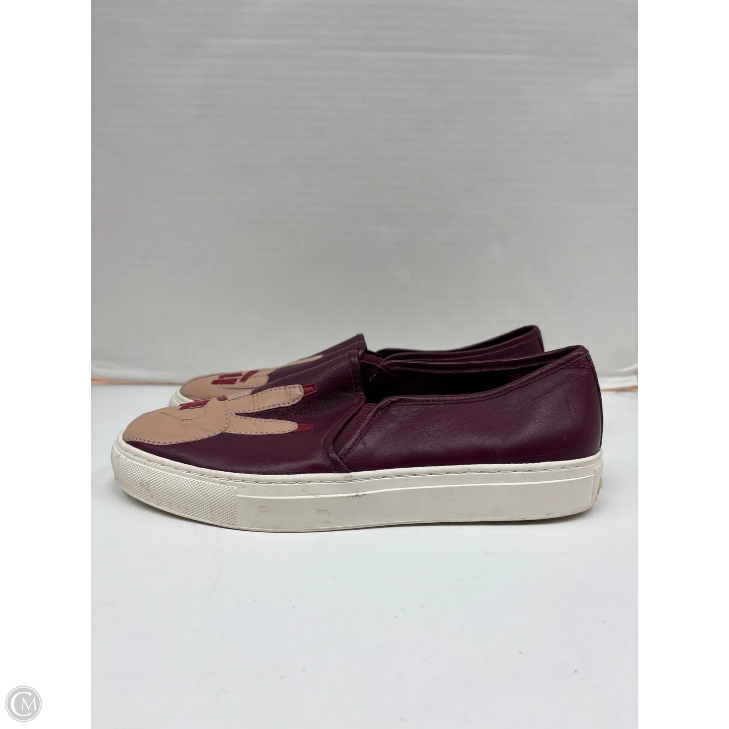 Shoes Flats By Katy Perry In Maroon, Size: 8