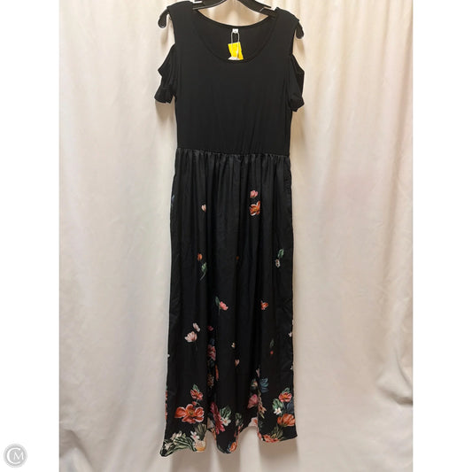 Dress Casual Maxi By Clothes Mentor In Black, Size: M