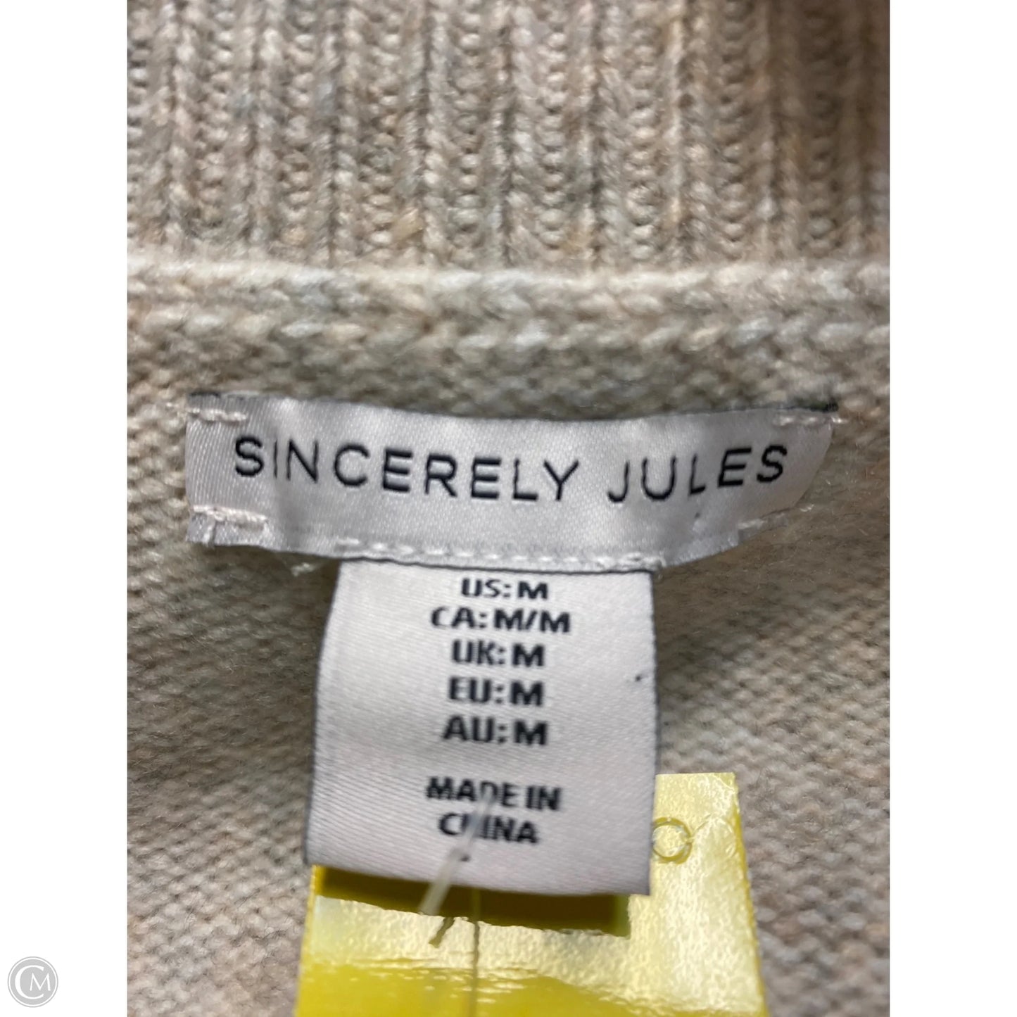 Sweater By Sincerely Jules In Tan, Size: M