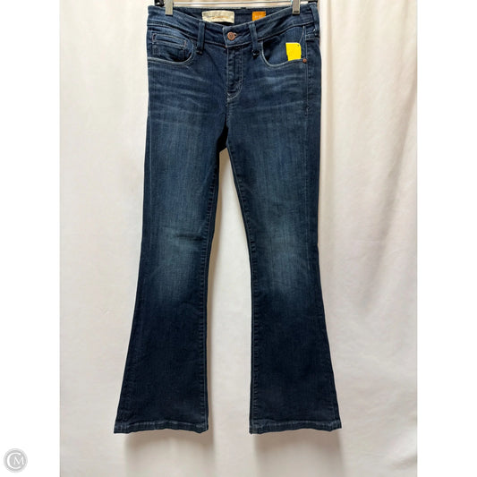 Jeans Flared By Pilcro In Blue Denim, Size: 4