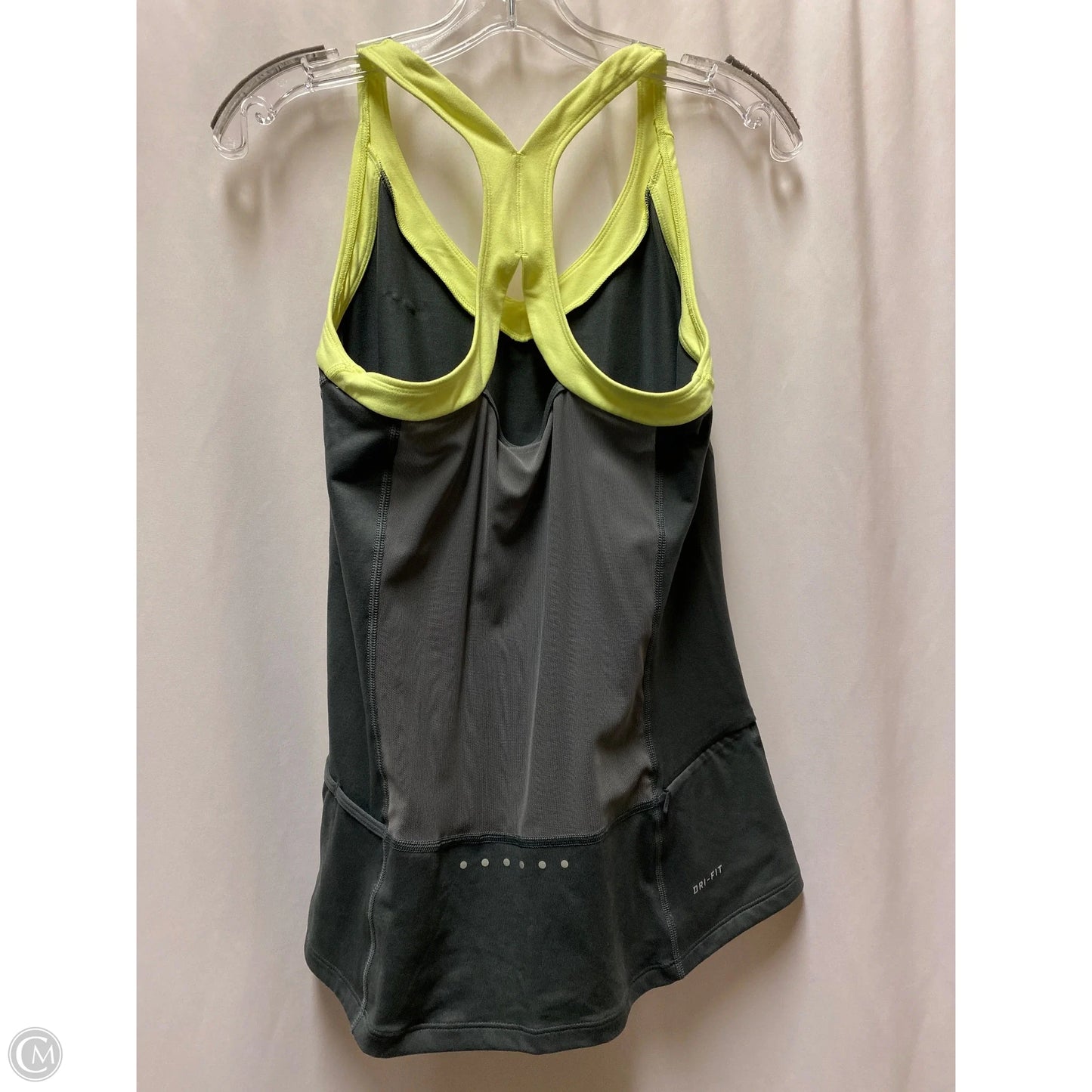 Athletic Tank Top By Nike In Grey, Size: L