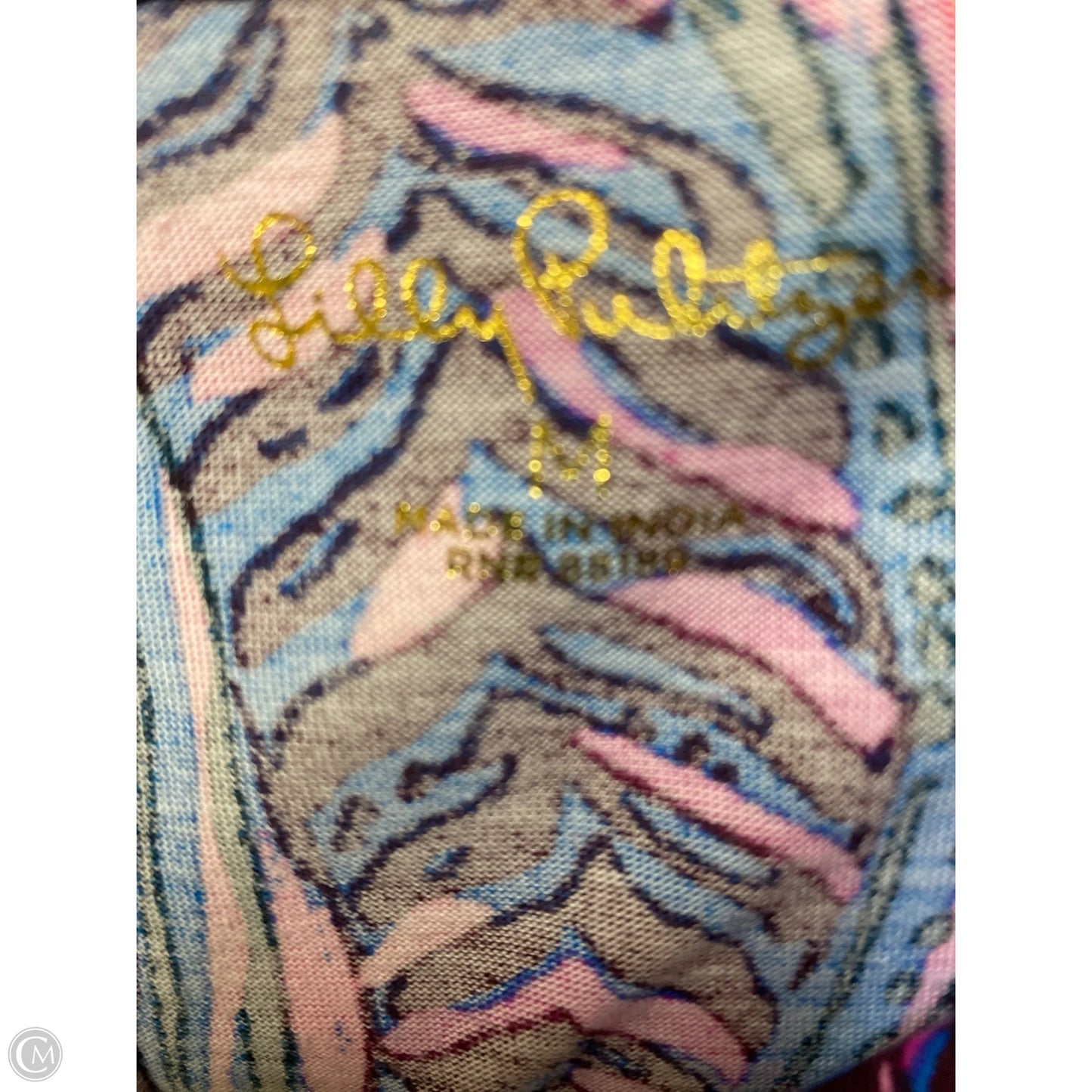 Top Long Sleeve Designer By Lilly Pulitzer In Pink, Size: M