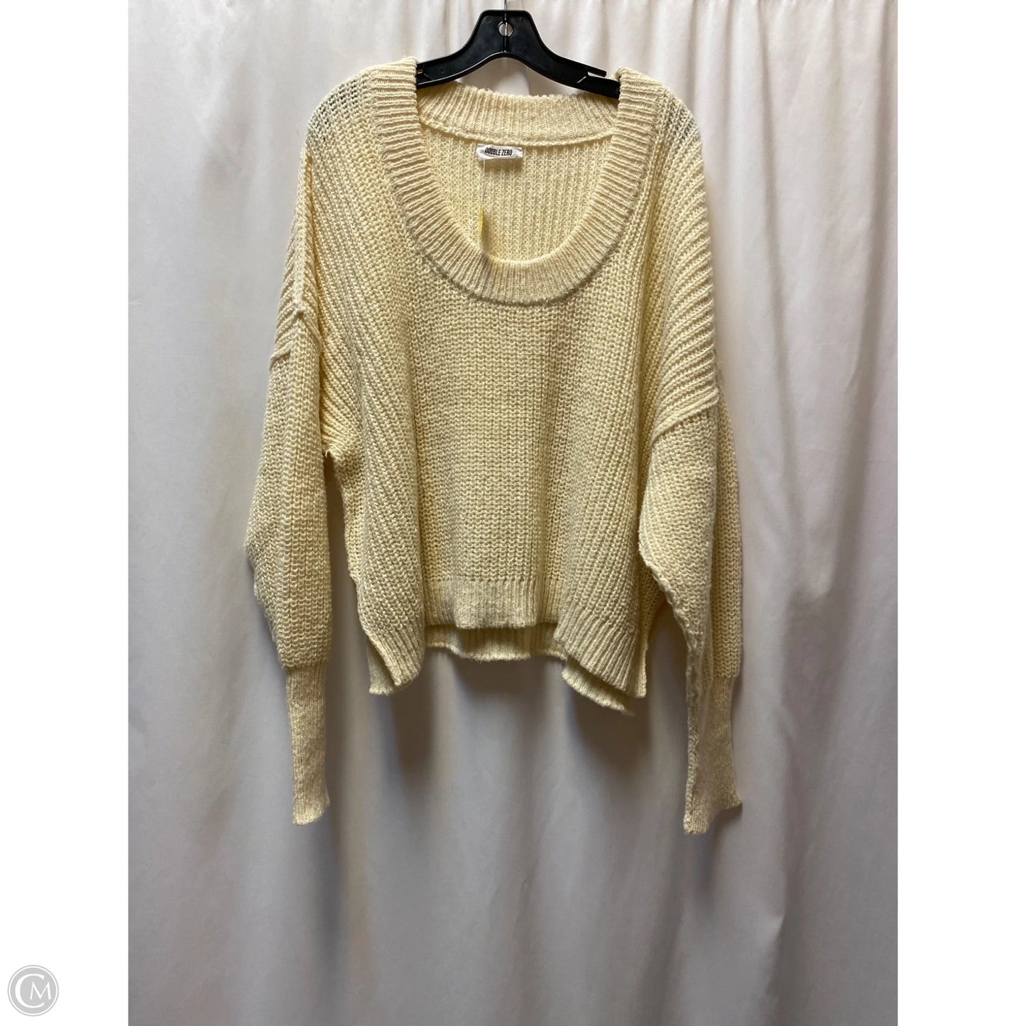 Sweater By Double Zero In Yellow, Size: M