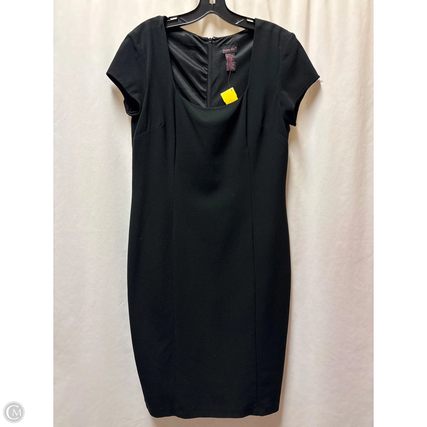 Dress Casual Midi By Clothes Mentor In Black, Size: L