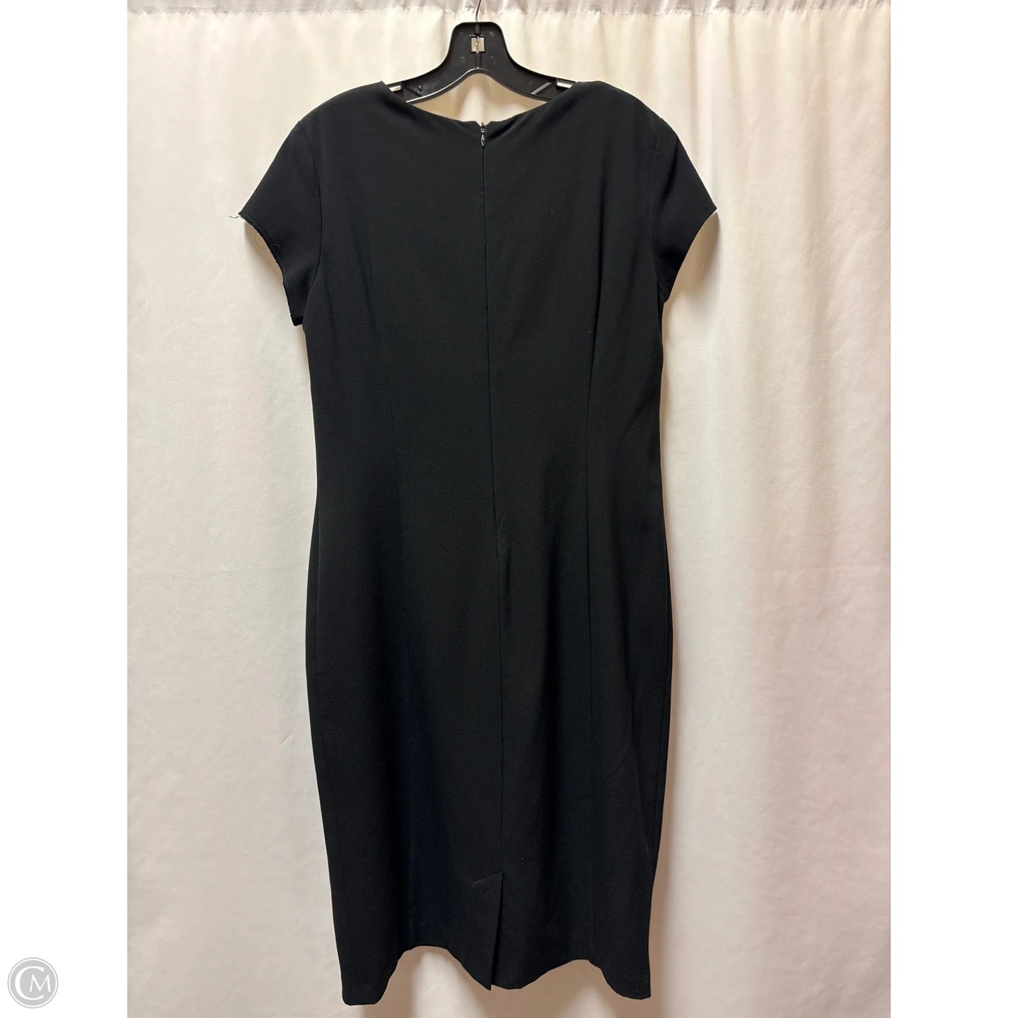 Dress Casual Midi By Clothes Mentor In Black, Size: L