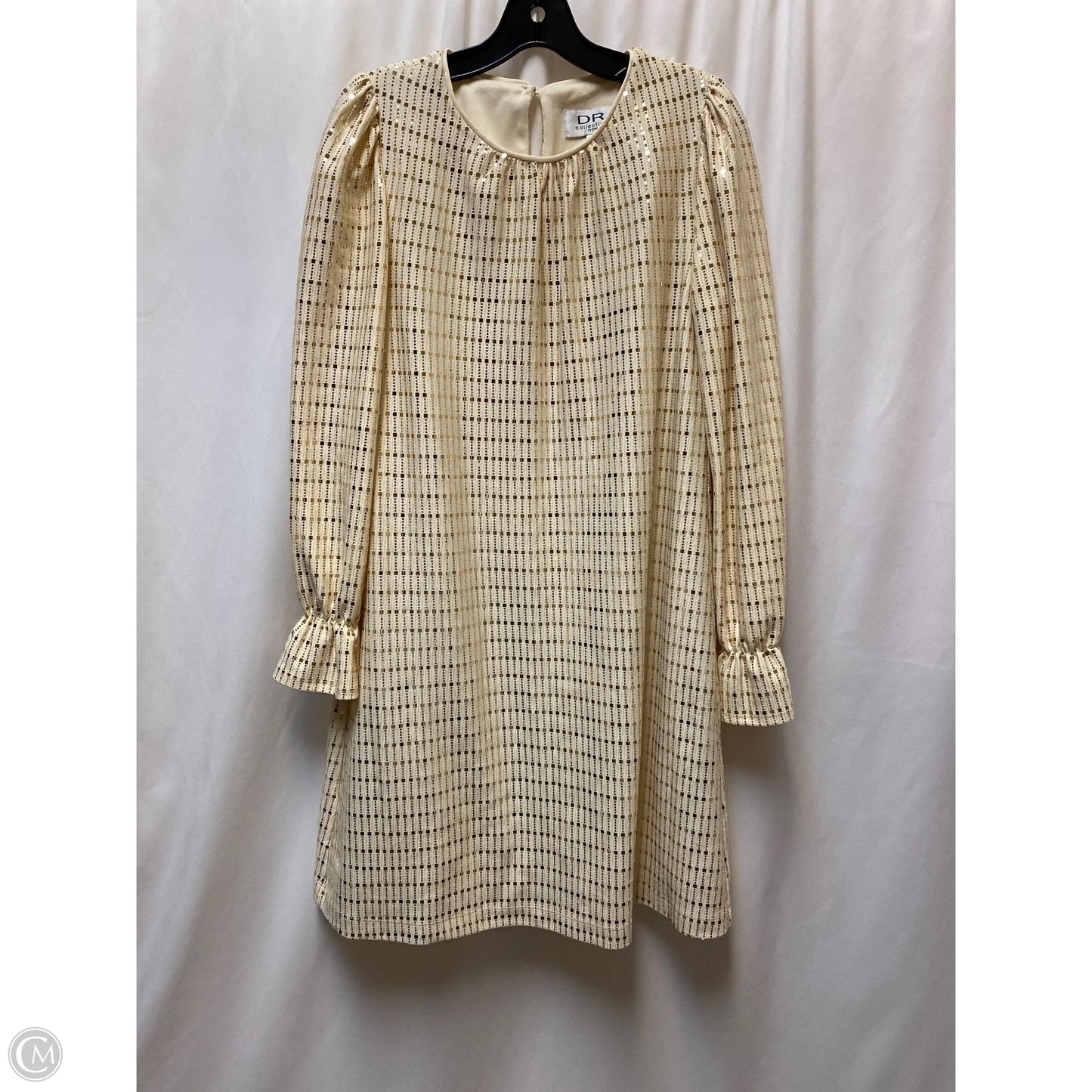 Dress Casual Midi By Donna Ricco In Cream, Size: S