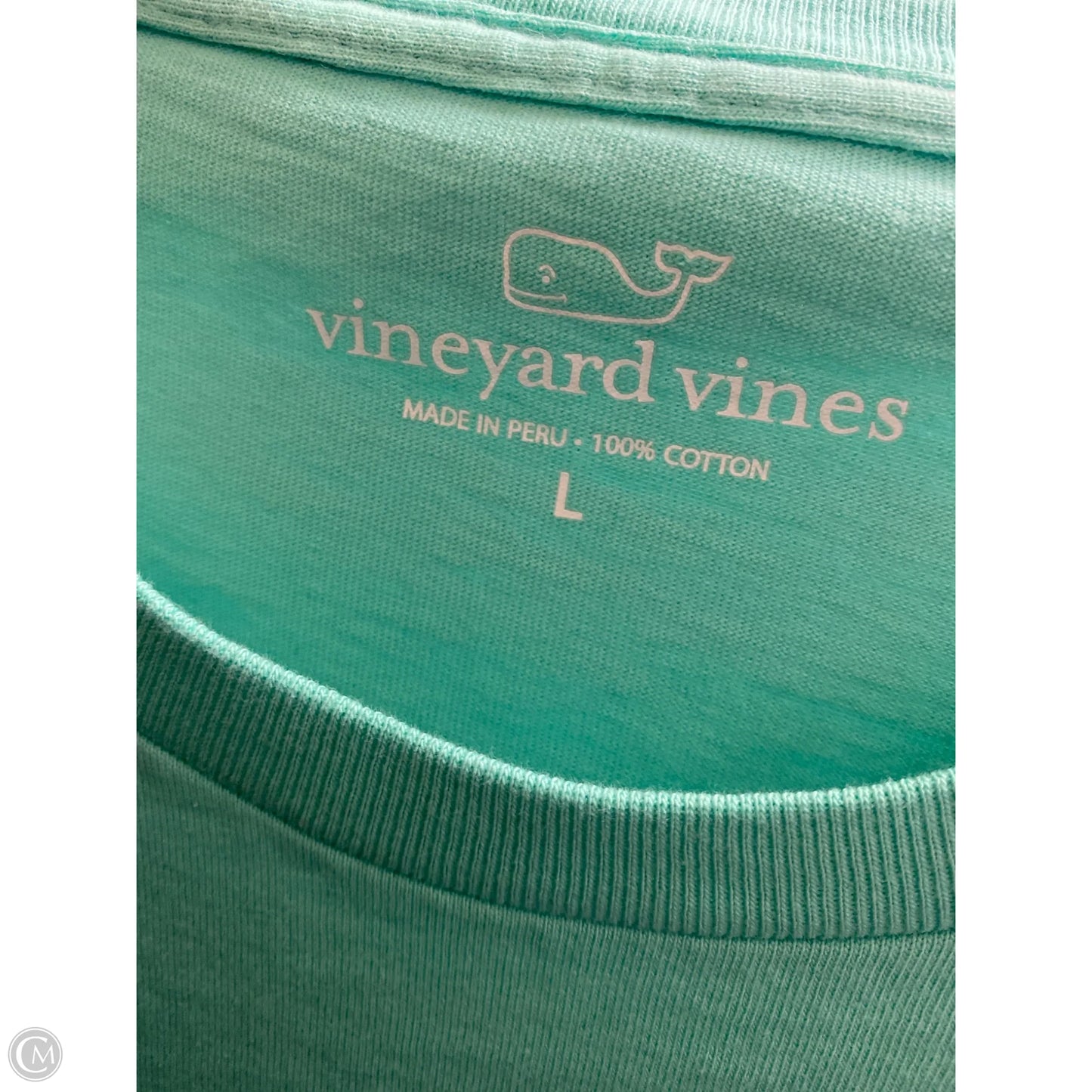 Top Long Sleeve By Vineyard Vines In Green, Size: L