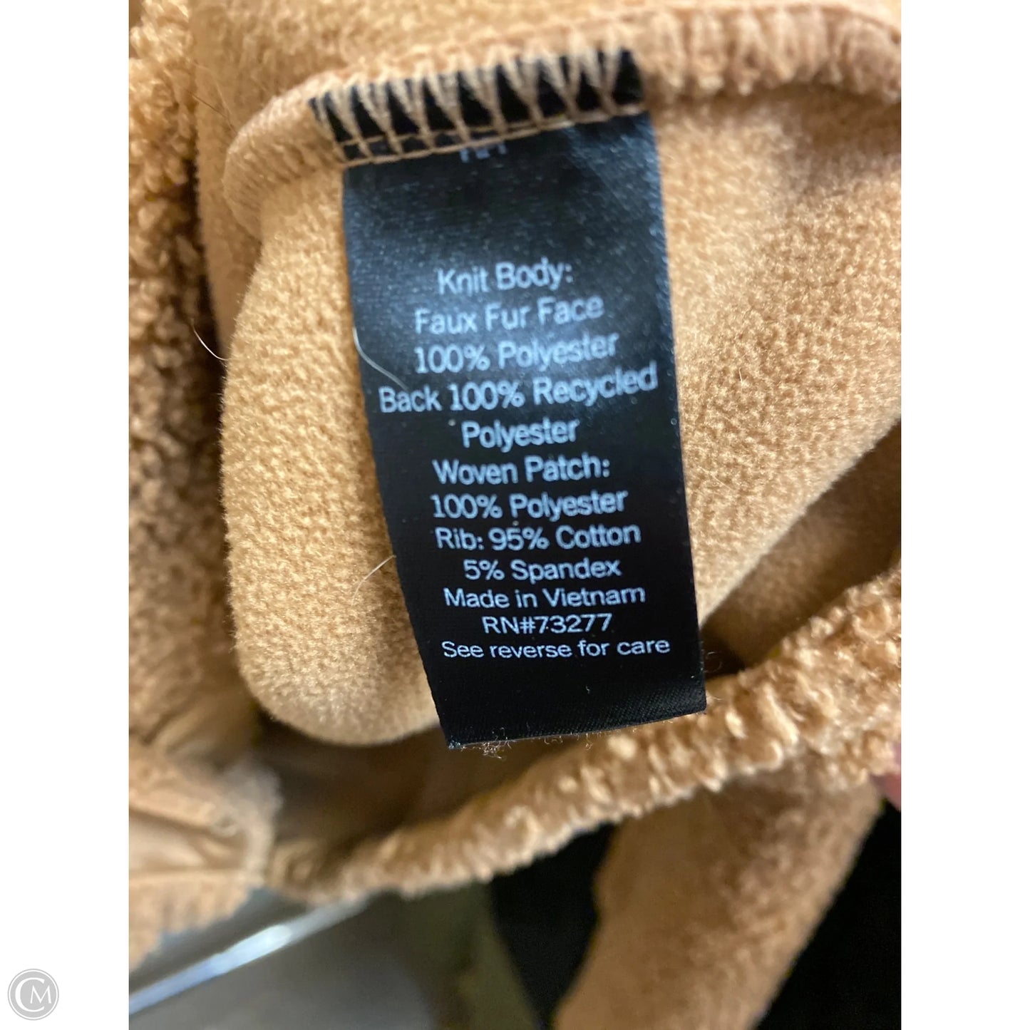 Jacket Faux Fur & Sherpa By Flx In Brown, Size: S