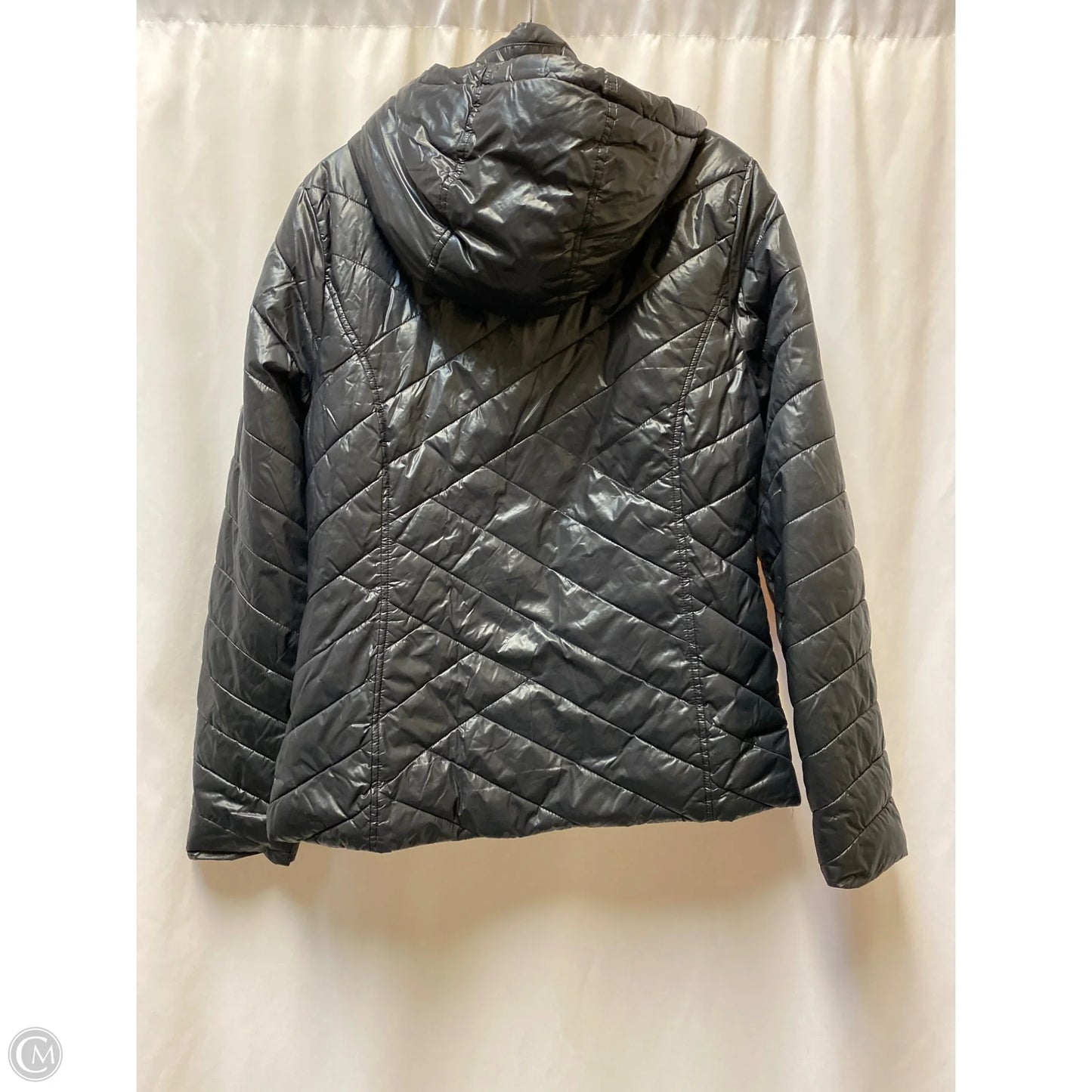 Jacket Puffer & Quilted By Tek Gear In Black, Size: M