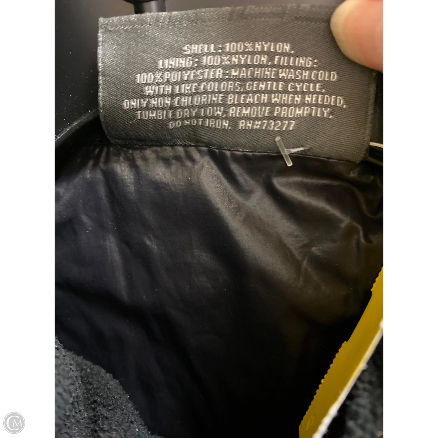 Jacket Puffer & Quilted By Tek Gear In Black, Size: M