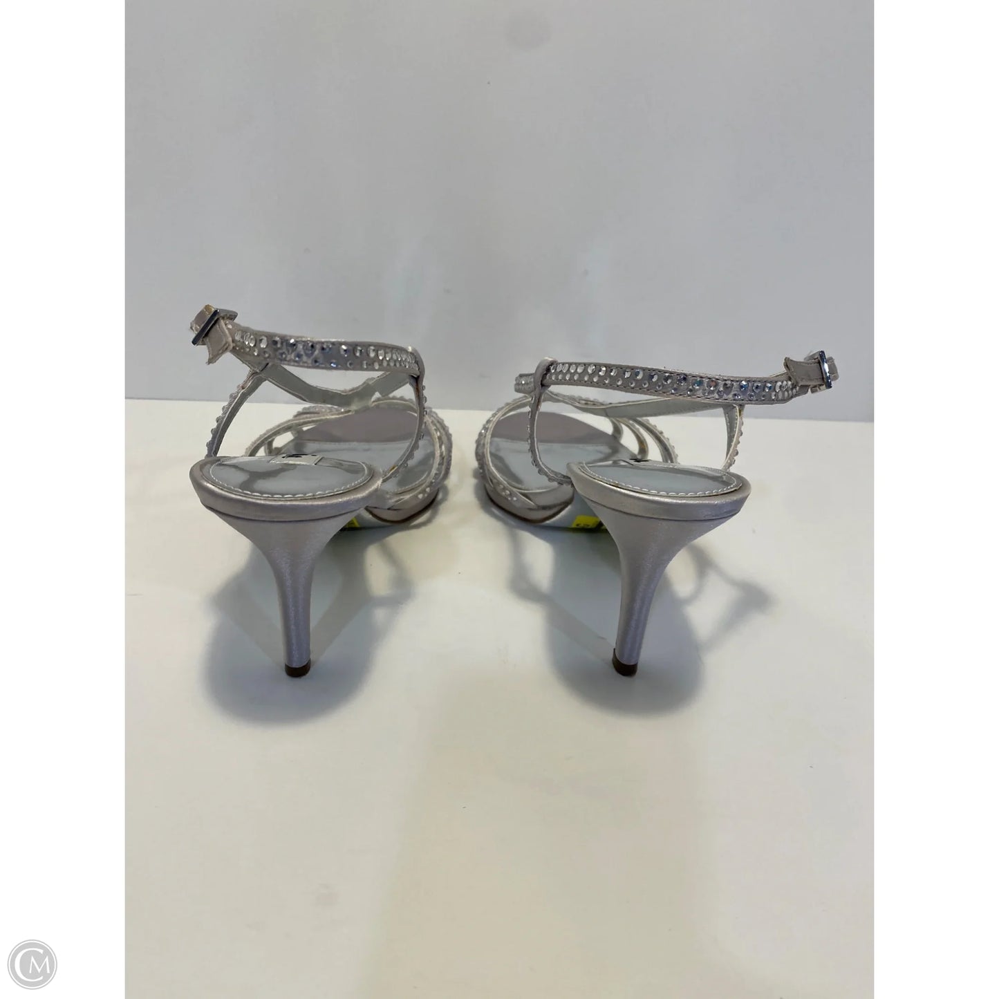 Shoes Heels Kitten By Nina In Silver, Size: 7