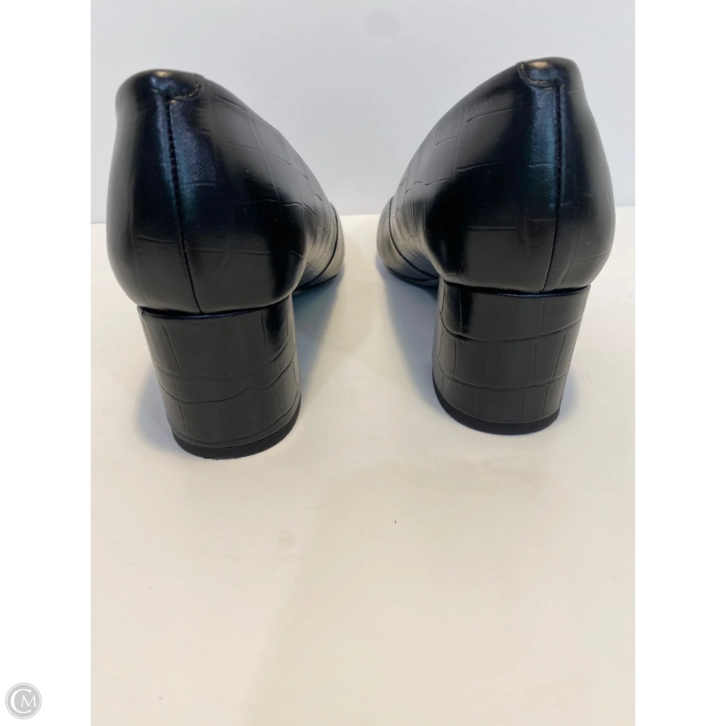 Shoes Heels Block By Easy Spirit In Black, Size: 9