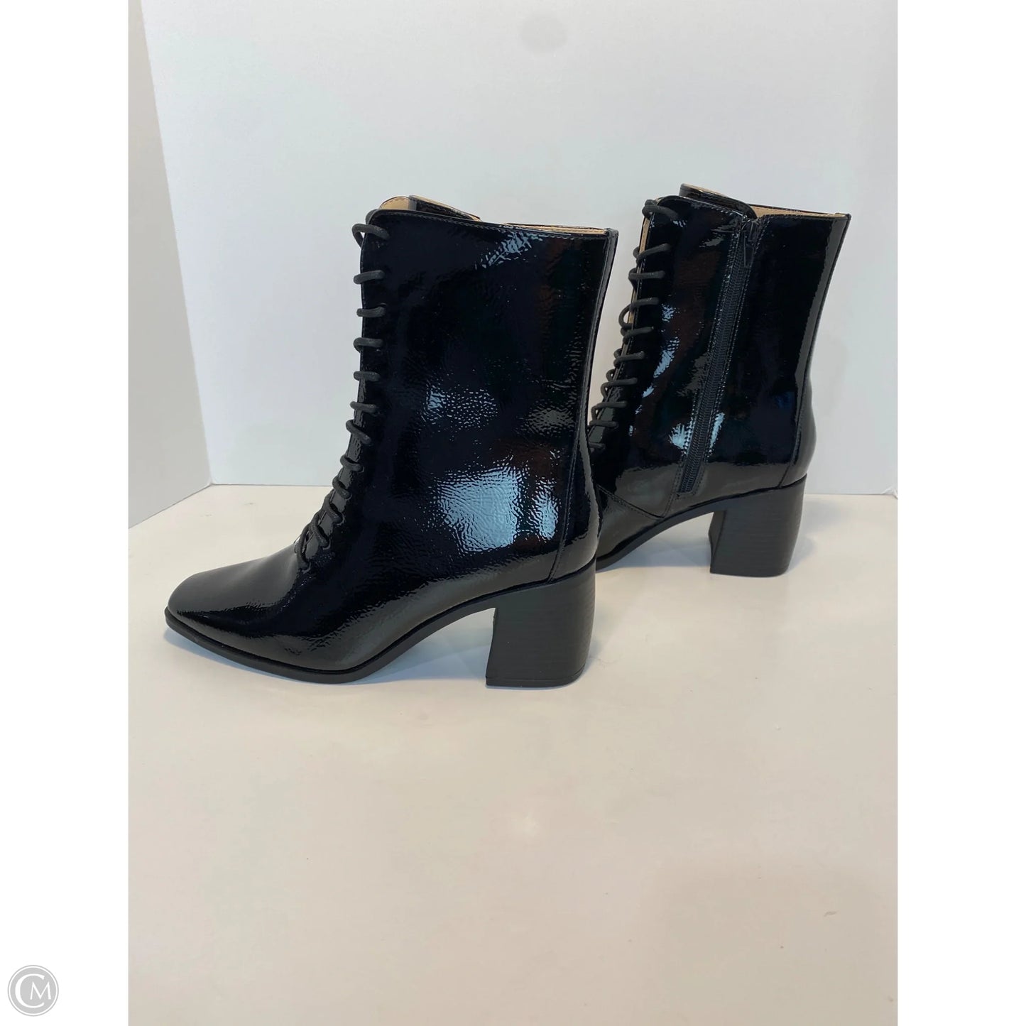 Boots Mid-calf Heels By Journee In Black, Size: 9