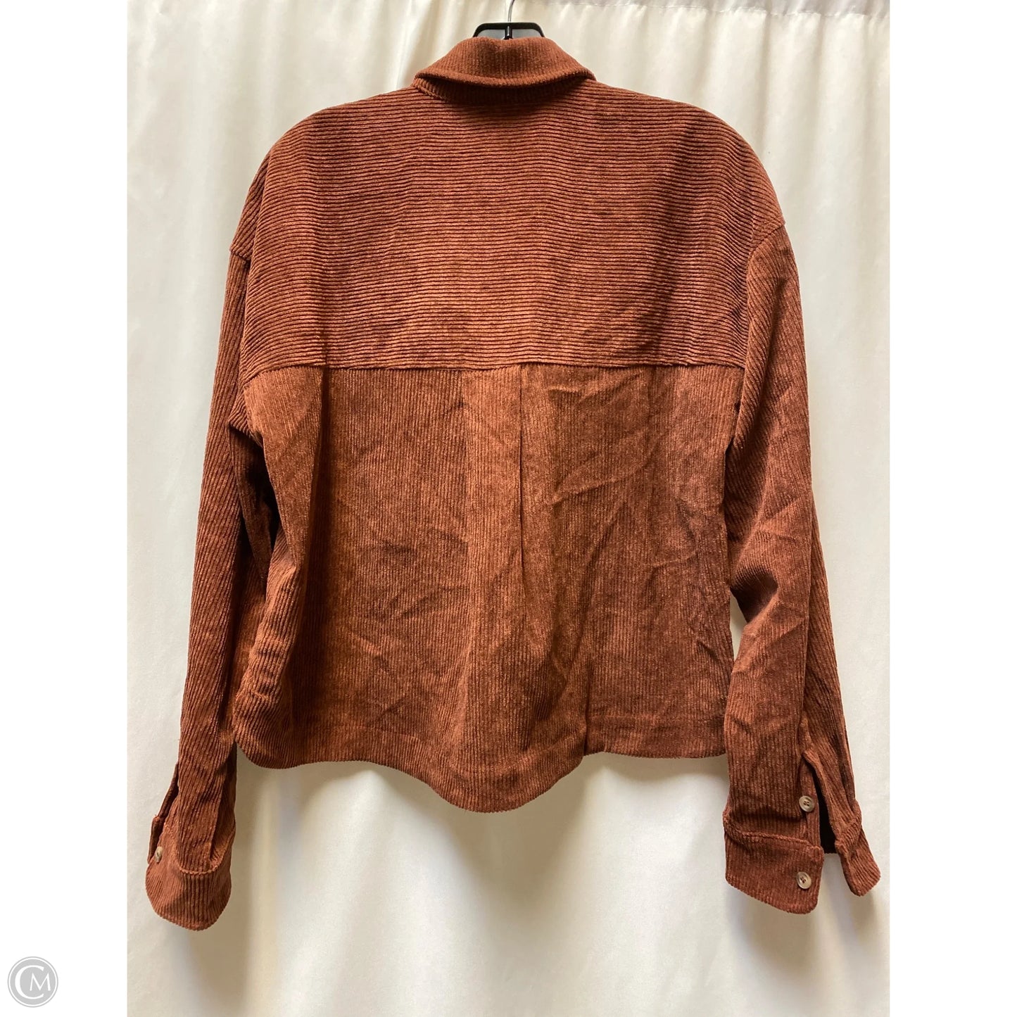 Top Long Sleeve By Clothes Mentor In Copper, Size: L
