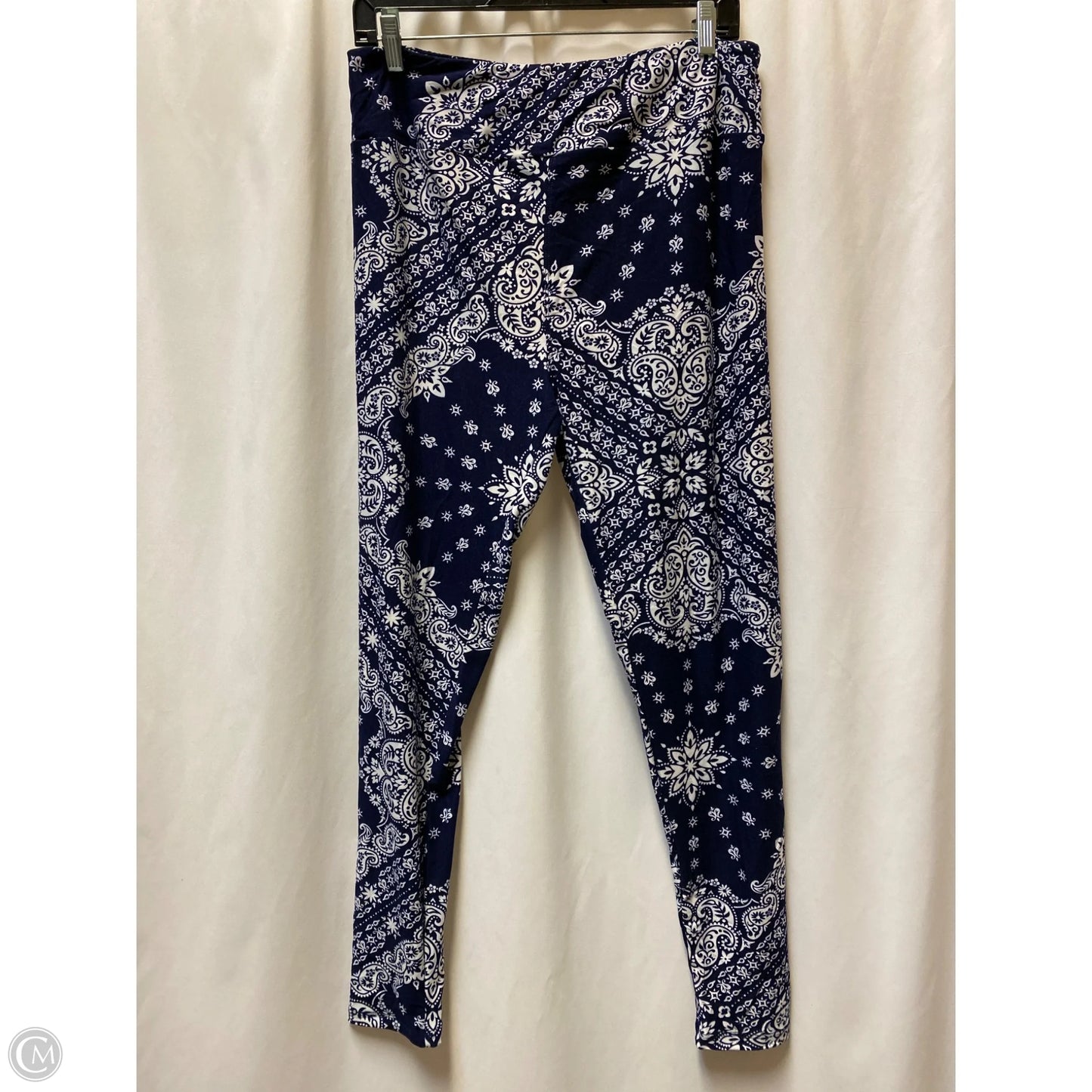 Pants Leggings By Lularoe In Blue, Size: Osfm