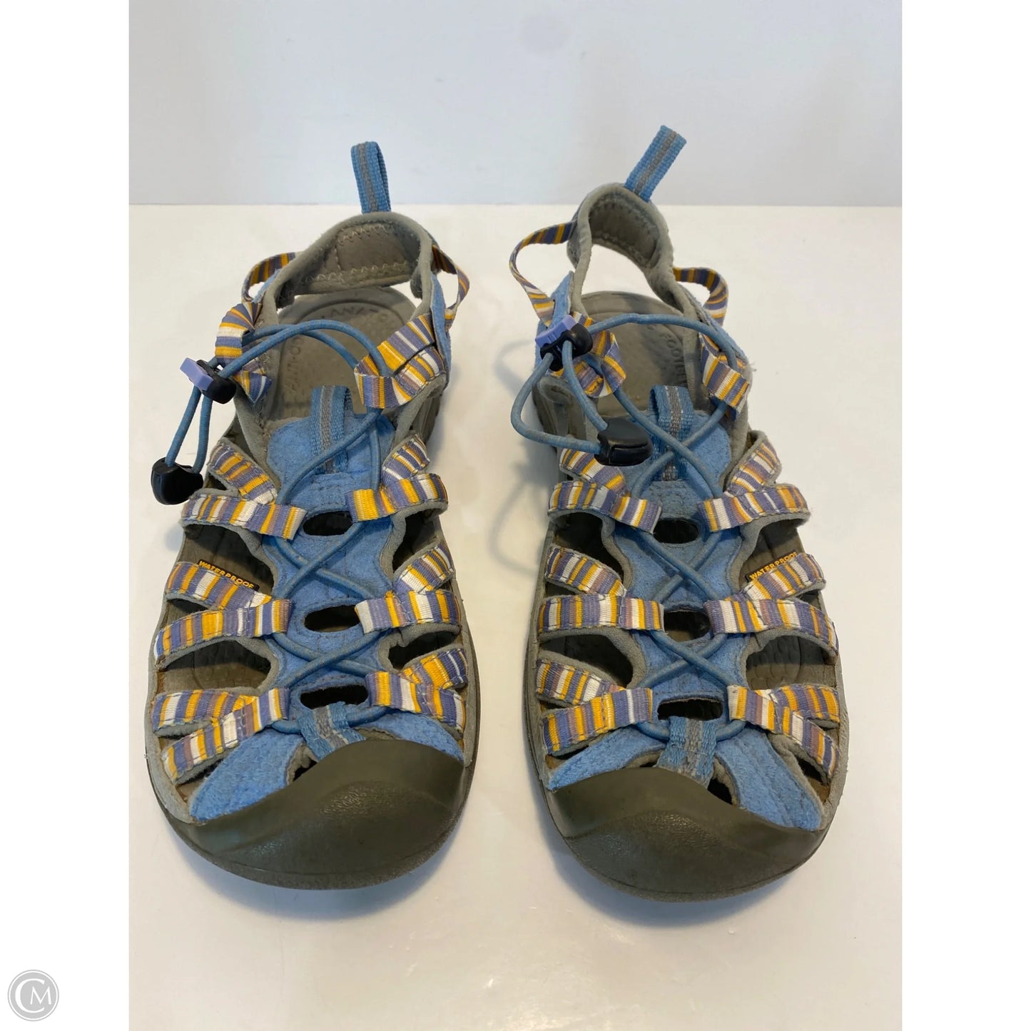 Sandals Flats By Keen In Blue, Size: 8